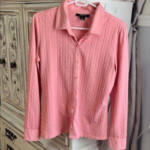 Pink Button-Up Shirt